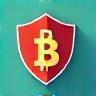 Icon representing security lock protecting digital assets